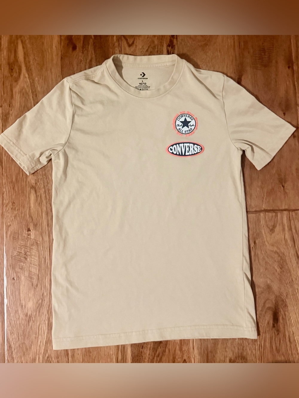 Converse Boy’s Tan Logo Short Sleeve Tee